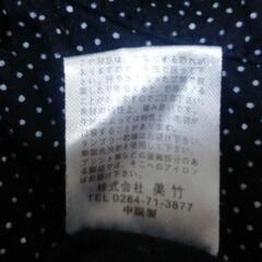 ドット柄リボントップス Mサイズの画像