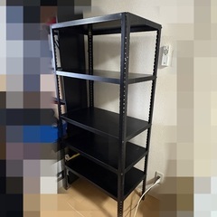 【無料】スチールラックお譲りしますの画像