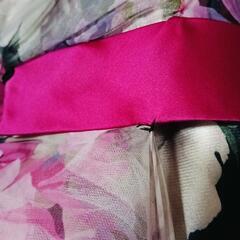 カラードレス　ウェディング用　お色直しにぴったり！　パニエ付きです！の画像