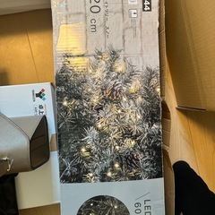 ライト付きクリスマスツリー120