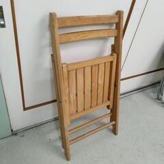 木製☆折り畳みチェアの画像