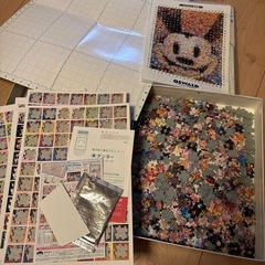 取りに来てくださる方！★ジガゾーパズル　ディズニー　520ピース　 パズル　専用フレーム付きの画像