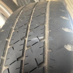 13インチ　スチールタイヤの画像