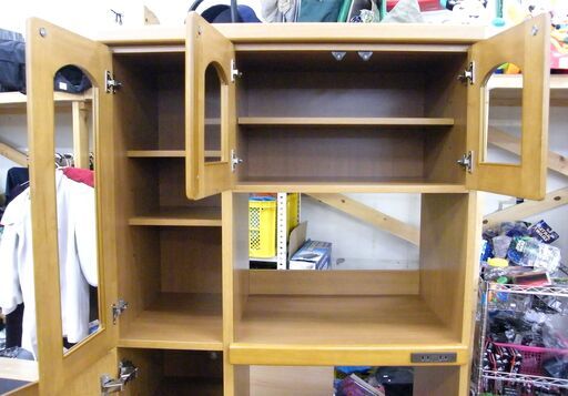 レンジボード キッチンボード 幅89cm 食器棚 収納棚 キッチン収納 札幌