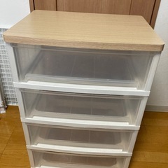 ウッドトップチェスト　