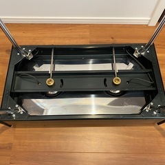 CAPTAIN STAG  キャプテンスタッグ　
 ガスツーバーナーコンロ　M8254グリーンの画像