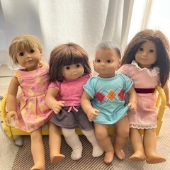 アメリカンガールのお人形4体セット