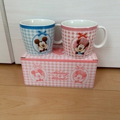 ミッキー&ミニー　ペアマグカップ