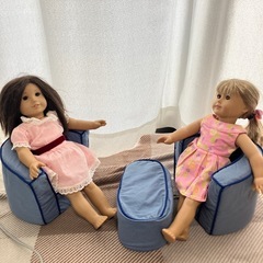 アメリカンガール　椅子とテーブルの画像