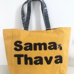 M【未使用品】サマンサタバサ Samantha Thavasa ハリー・ポッターコレクション　パッチワークキャンバストート[グリフィンドール] (イエロー) トートバッグの画像
