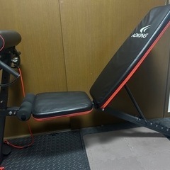 筋トレ　ホームジム　一式　フルセット　ベンチプレス　ダンベル　インクラインベンチ　懸垂バー　ジョイントマットの画像