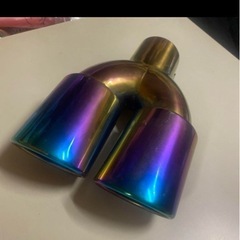 マフラーカッター チタンカラー