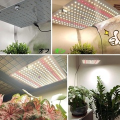 新品❤植物育成ライト  210個 高輝度 2段階調光 水耕栽培の画像