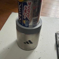 送料無料 非売品 ノベルティ アディダス 真空 ステンレス 保冷温缶 ホルダーの画像