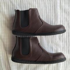 【サイドゴアブーツ　新品未使用品　24.5cm】ブラウン　今年始めネット通販購入の画像