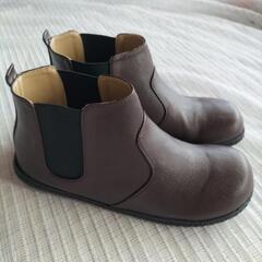 【サイドゴアブーツ　新品未使用品　24.5cm】ブラウン　今年始...