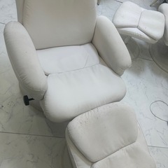 急募❣️オットマン付きチェア（白）
