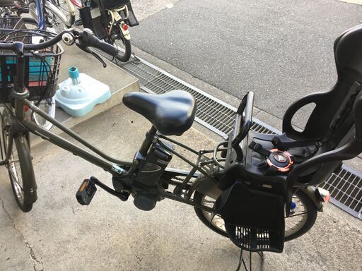 地域限定送料無料 パナソニック ララファイブ 8,9AH 子供乗せ 緑系