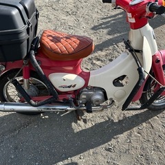 ホンダ　原付　リトルカブ ~50cc  サーフボードキャリア・ボックス付きの画像