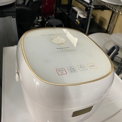 パナソニック 炊飯器 3.5合 ひとり暮らし IH式 ホワイト SR-KT068-Wの画像