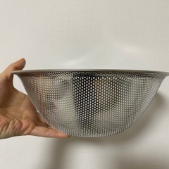 【未使用】柳宗理パンチングストレーナー