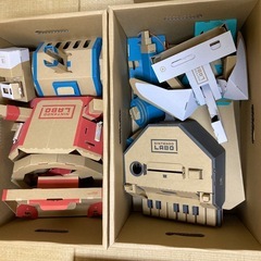 【売却済】Nintendo Labo 4点セット 組立済の画像