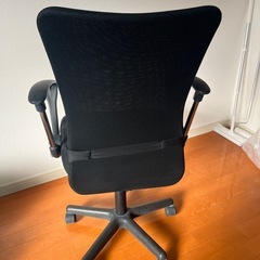 0円　オフィスチェア デスクチェア　ブラックの画像