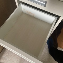 袖机　棚　ホワイト　白の画像