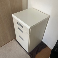 袖机　棚　ホワイト　白の画像