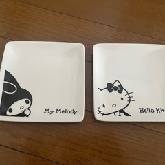キティ マイメロ 角皿