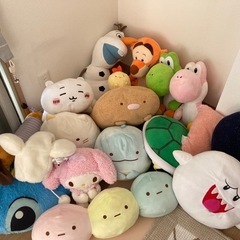 ぬいぐるみ　すみっコぐらし　マリオ　ヨッシー　マイメロ　ちいかわ...