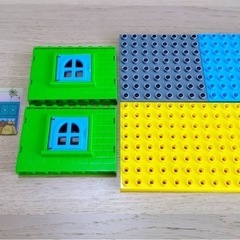 ブロックラボ　大きなバイキン城とダダンダンブロックバケツの画像