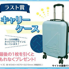 【無料】「日向坂46 一番くじ 賞 キャリーケース」お譲りします！