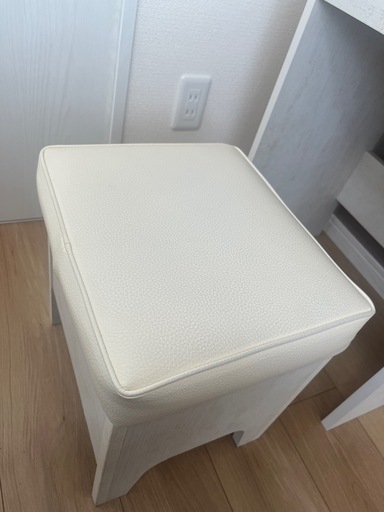 ドレッサー 三面鏡 ニトリ 白 椅子別売り 三面鏡ドレッサー(DR2 WH