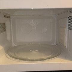 シンプルな電子レンジ(ターンテーブル)の画像