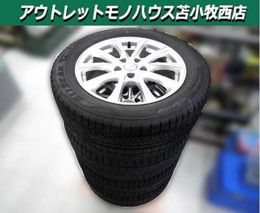 スタッドレスタイヤ ホイール 4本セット VRX2 225/55R17 2019年 Weds Joker 17×7J 5H 114.3 IN40 中古 苫小牧西店