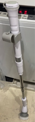 Epeios電動掃除ブラシ バスポリッシャー お風呂掃除充電式高性能防水 63～107cm伸縮 60分