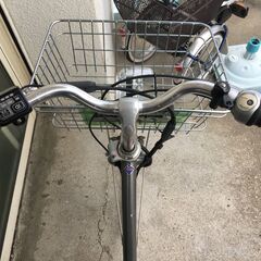 地域限定送料無料　アルベルト　5段変速　27インチ　シルバー　神戸　電動自転車 ブリヂストン 電動アシスト自転車 27インチ アルベルト e Albelt
