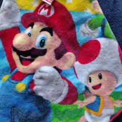 スーパーマリオ　ループタオル　タグ付きの画像