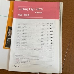 cutting edge 2020　orangeの画像