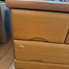 収納棚　木製ブラウンの画像