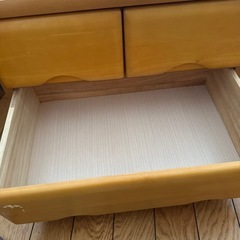 収納棚　木製ブラウンの画像