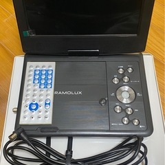 🌈ポータブルプレーヤー 9インチDVD/CD/ワンセグTV GEO オリジナル商品(GRAMO-P9F1)完動品の画像