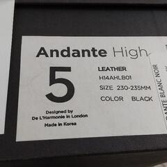 Andante　high　スニーカーの画像