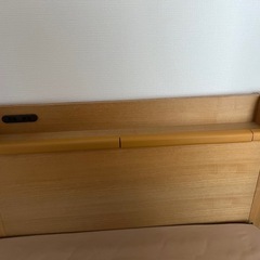 シングルベッドコンセント付きの画像