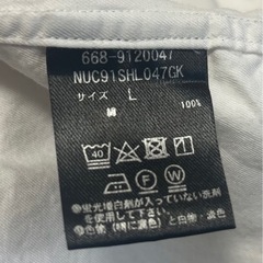 【NANO UNIVERSE 】メンズシャツ Lサイズの画像