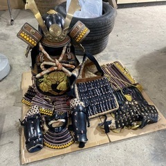 甲冑　鎧櫃　骨組み付き