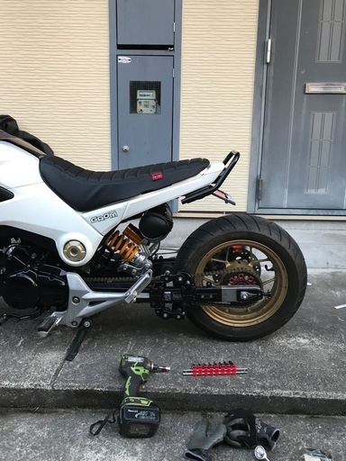 jc61 グロム 125 カスタムシート (kz) 姶良のホンダの中古あげます jc61 グロム 125 カスタムシート (kz) 姶良のホンダの中古あげます