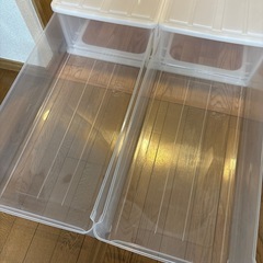 収納家具 収納ケース 衣装ケース  2個セットの画像