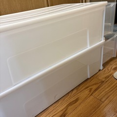 収納家具 収納ケース 衣装ケース  2個セットの画像